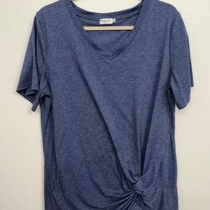 Dark Blue Long Tied Women’s Shirt